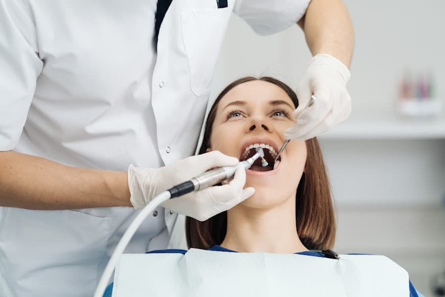 Clean sterile dental laboratory with stainless steel surfaces
